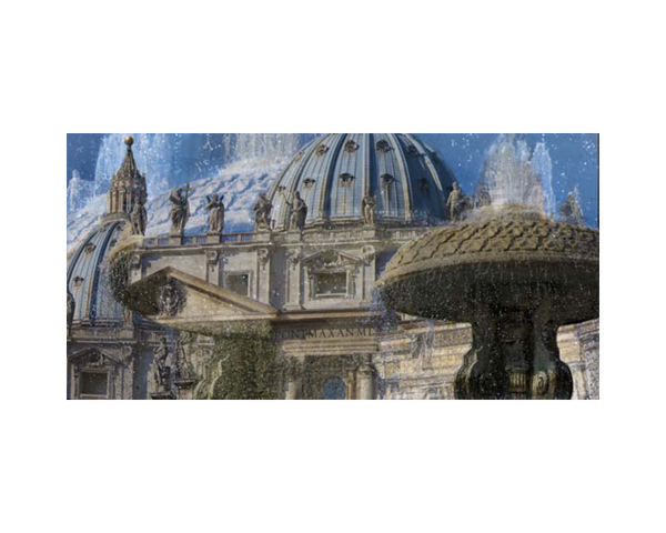 Rome Vatican Fountains 1