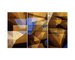 Legorreta Yellow Triptych
