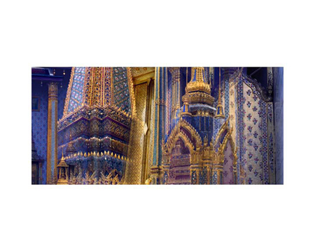 Thai Temple Purple Bangkok