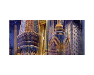 Thai Temple Purple Bangkok