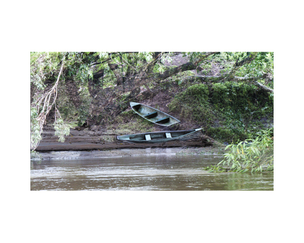 Boat by River Costa Rica