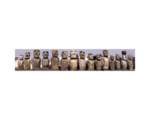Moai no eyes Easter Island
